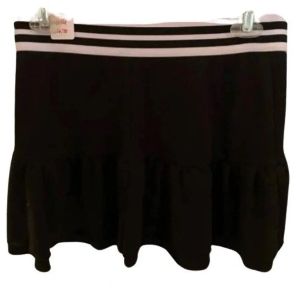 Justice‎ Skort Girls Sz 18/20 NWT Black Elastic Waist